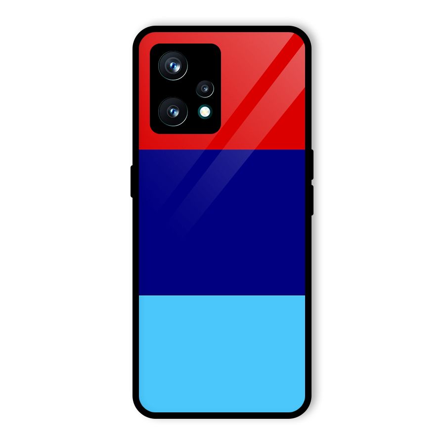 Armed Forces Stripes Glass Back Case for Realme 9