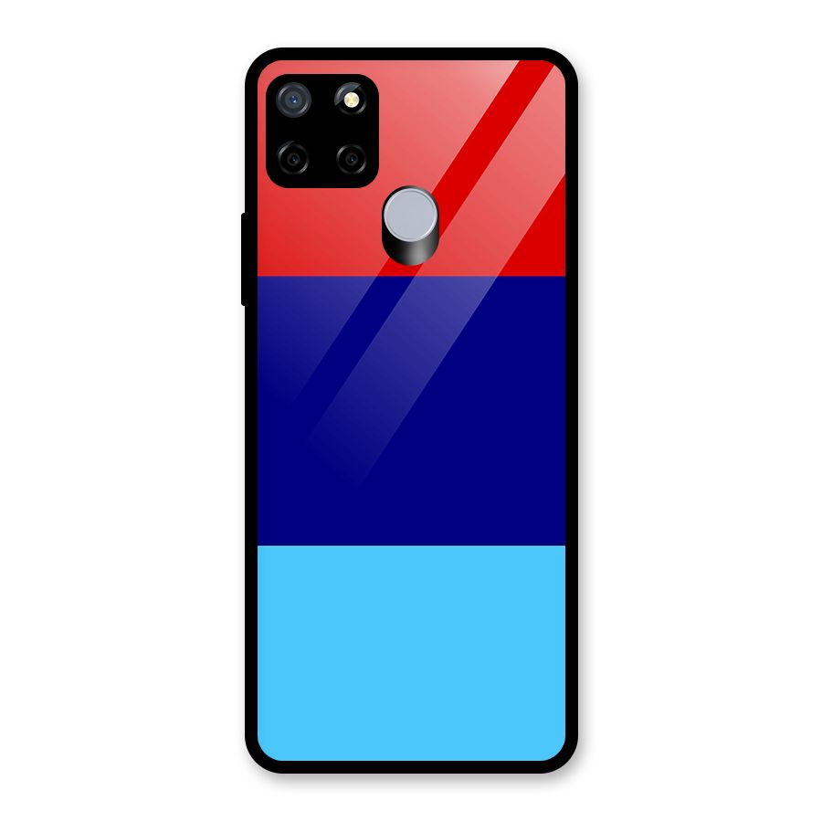 Armed Forces Stripes Glass Back Case for Realme C12
