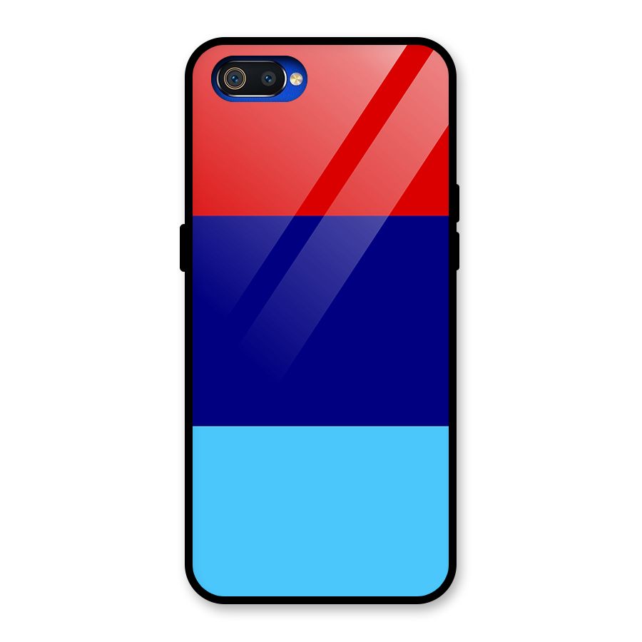 Armed Forces Stripes Glass Back Case for Realme C2