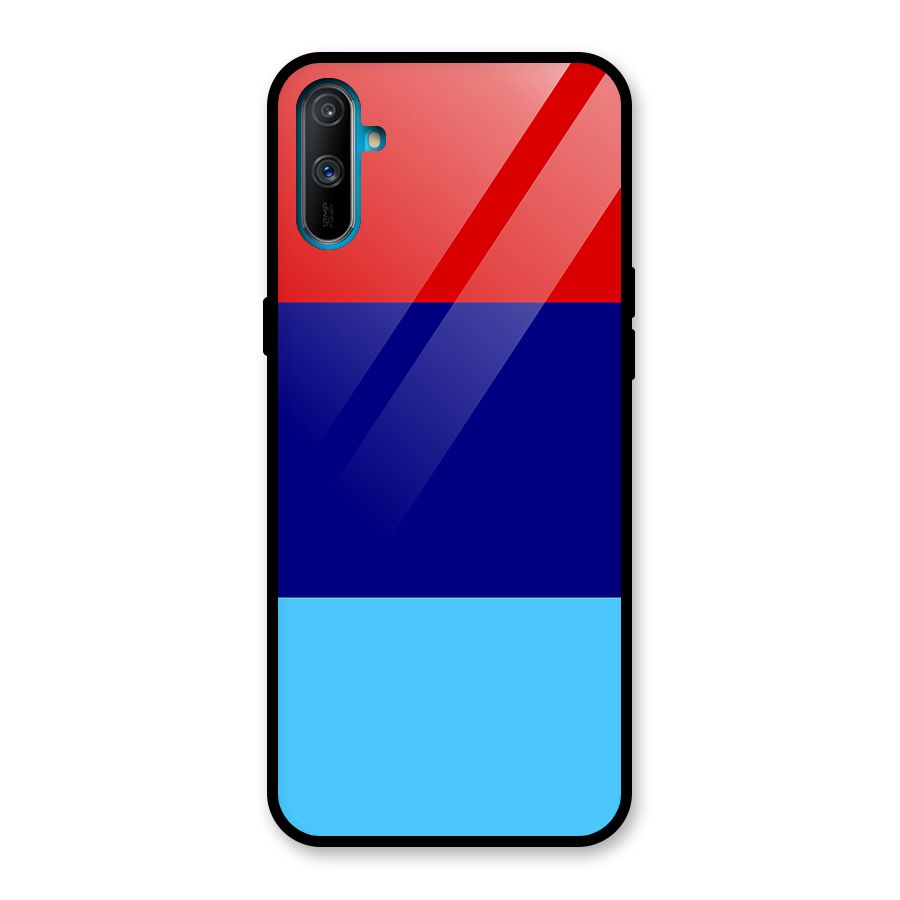 Armed Forces Stripes Glass Back Case for Realme C3
