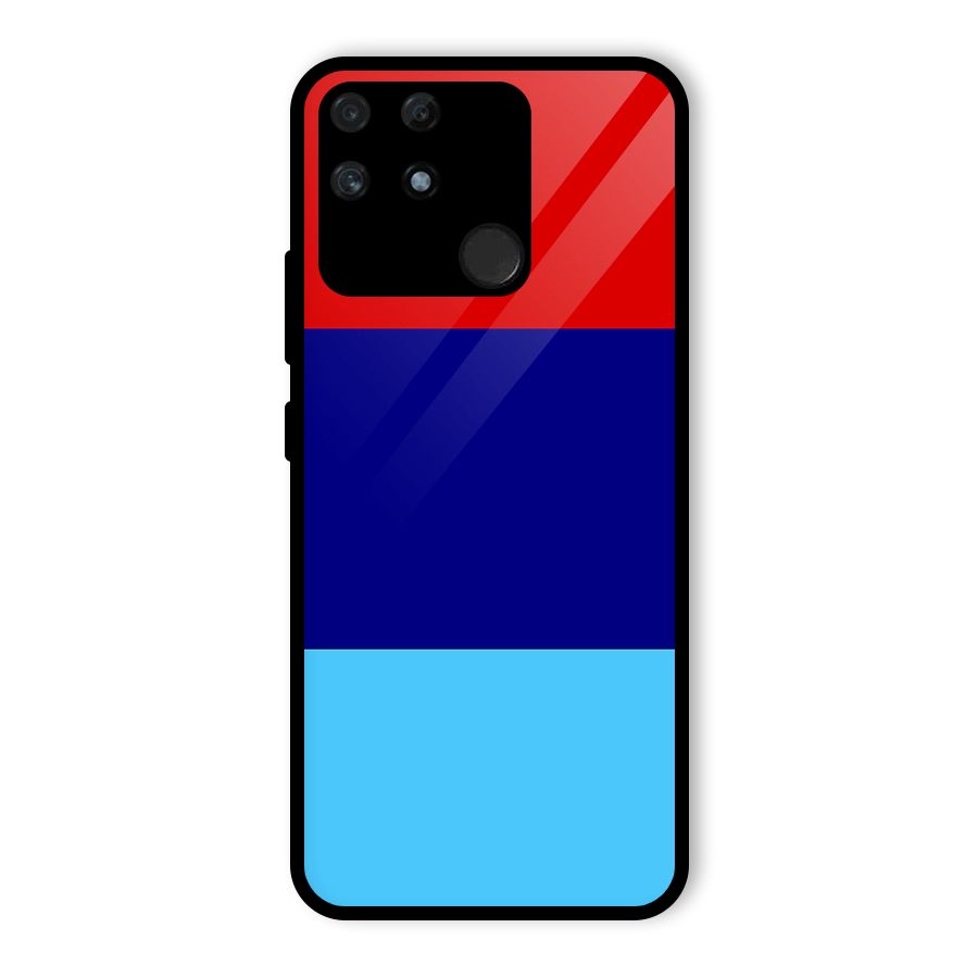 Armed Forces Stripes Glass Back Case for Realme Narzo 50A