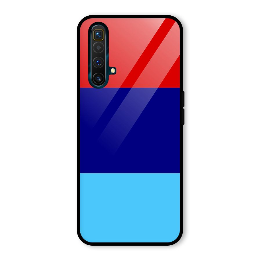 Armed Forces Stripes Glass Back Case for Realme X3 SuperZoom