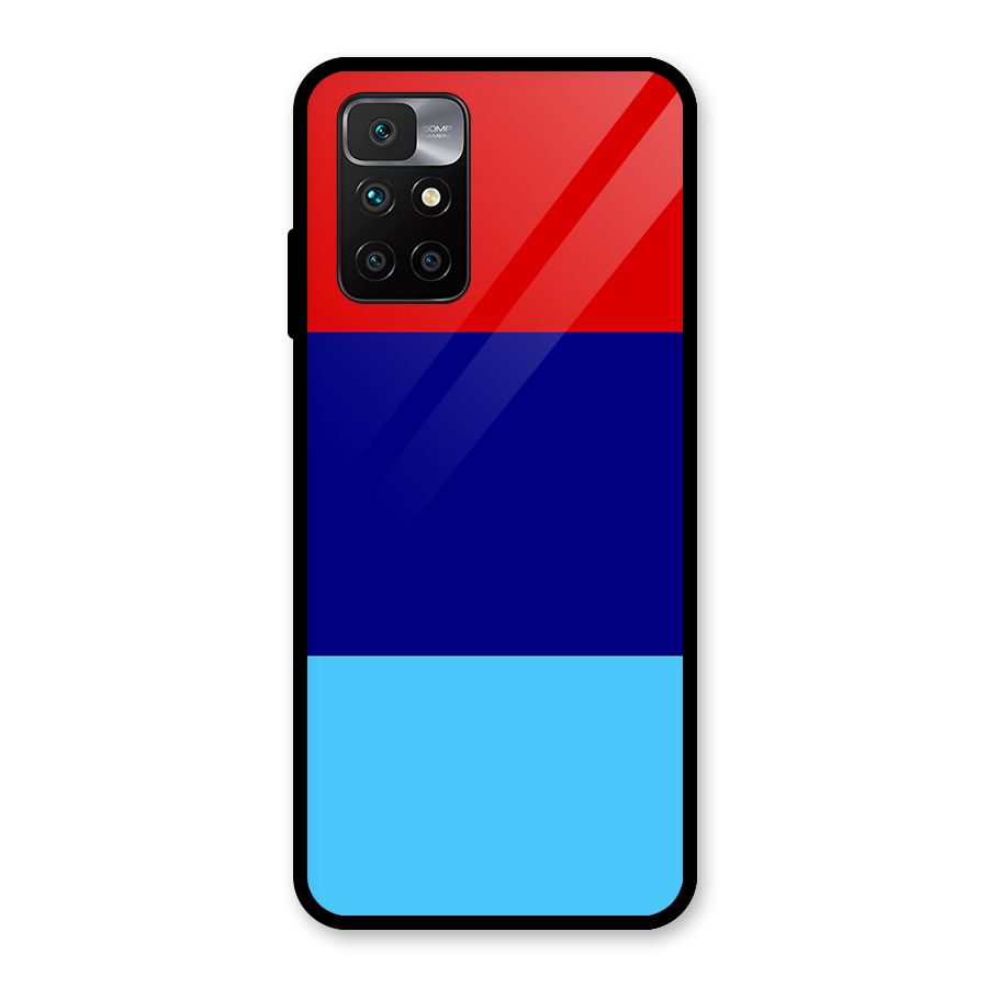 Armed Forces Stripes Glass Back Case for Redmi 10 Prime