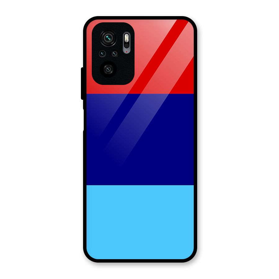 Armed Forces Stripes Glass Back Case for Redmi Note 10