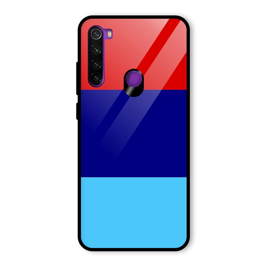 Armed Forces Stripes Glass Back Case for Redmi Note 8