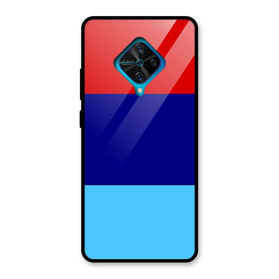 Armed Forces Stripes Glass Back Case for Vivo S1 Pro