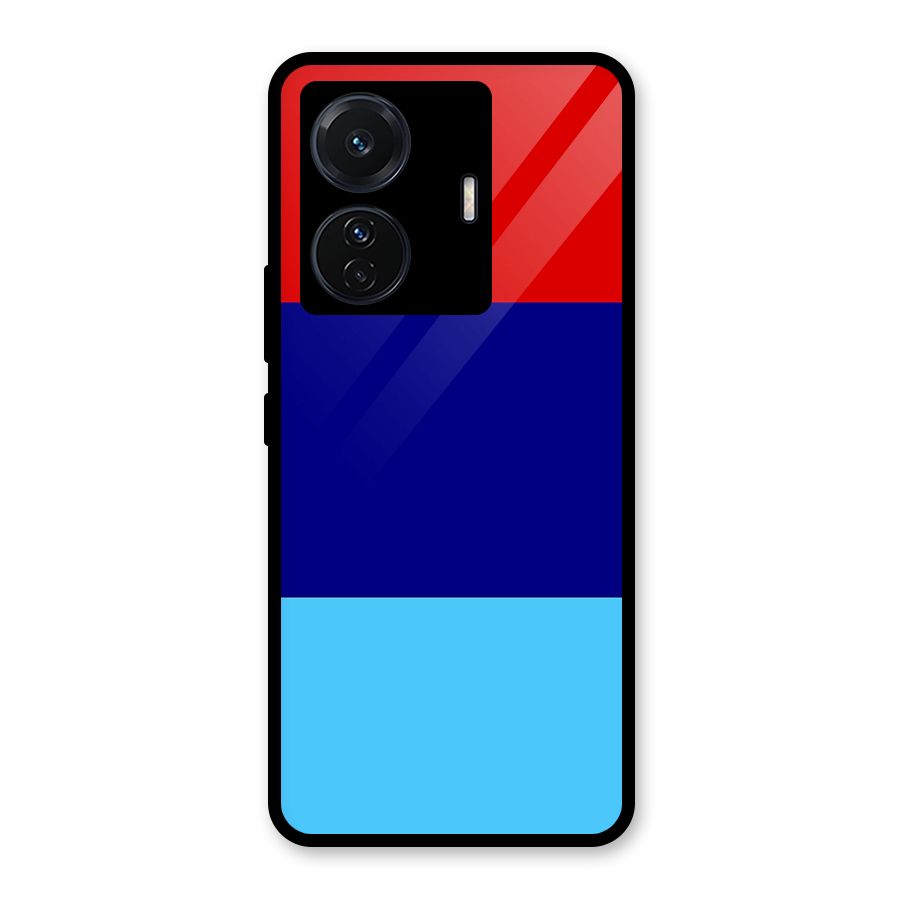 Armed Forces Stripes Glass Back Case for Vivo T1 Pro