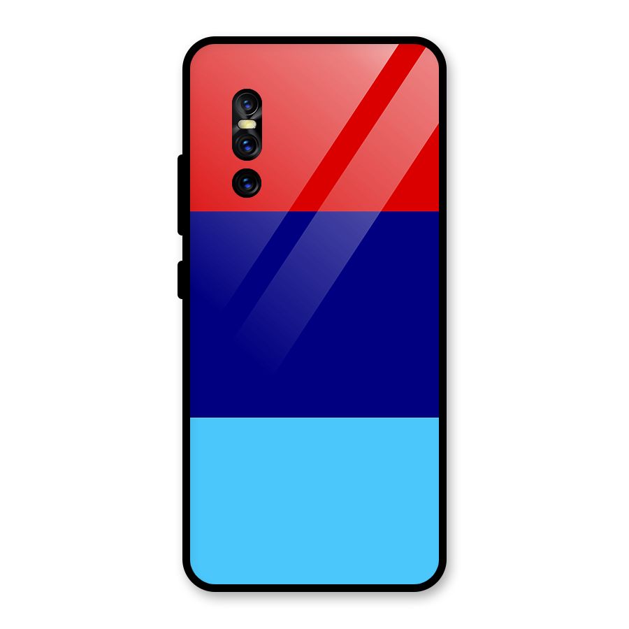 Armed Forces Stripes Glass Back Case for Vivo V15 Pro