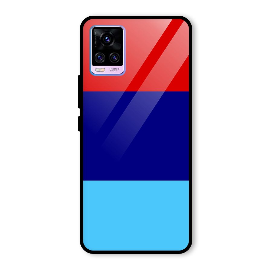 Armed Forces Stripes Glass Back Case for Vivo V20 Pro