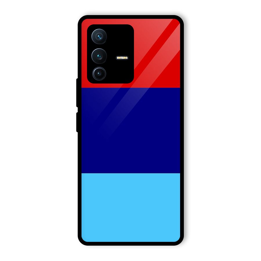 Armed Forces Stripes Glass Back Case for Vivo V23 Pro