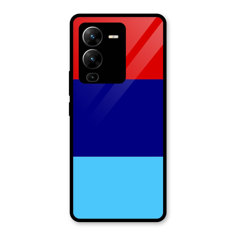 Armed Forces Stripes Glass Back Case for Vivo V25 Pro
