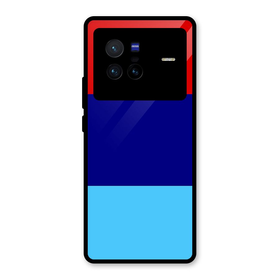 Armed Forces Stripes Glass Back Case for Vivo X80