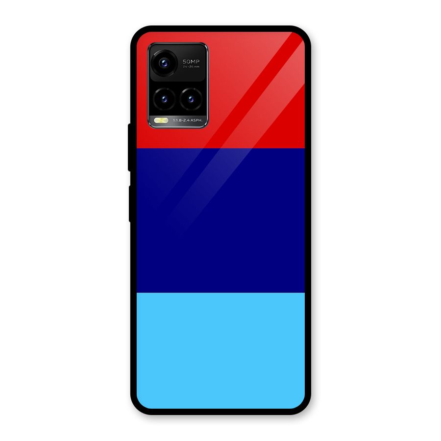 Armed Forces Stripes Glass Back Case for Vivo Y21T