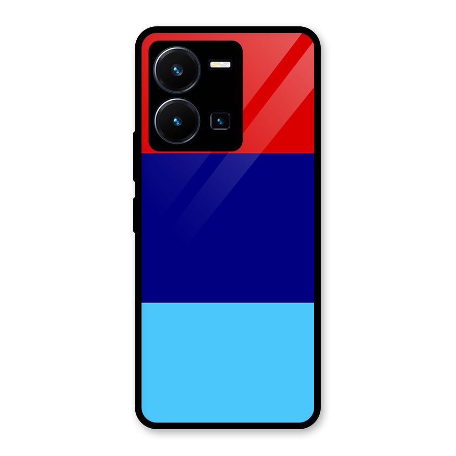 Armed Forces Stripes Glass Back Case for Vivo Y35