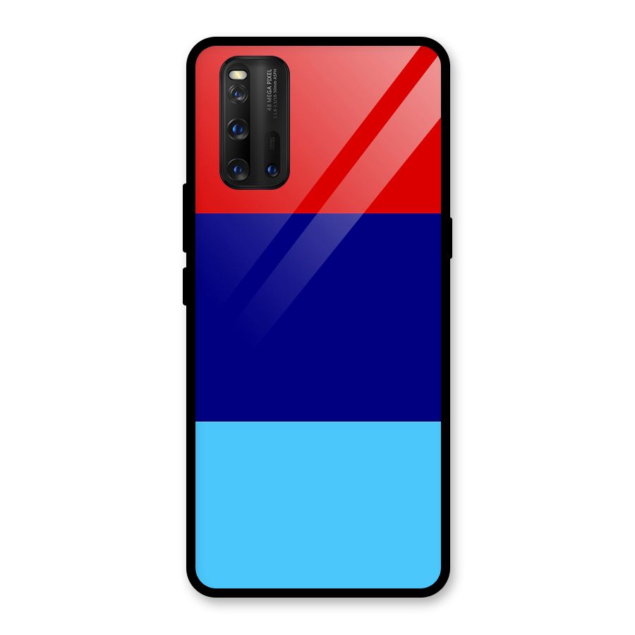 Armed Forces Stripes Glass Back Case for Vivo iQOO 3