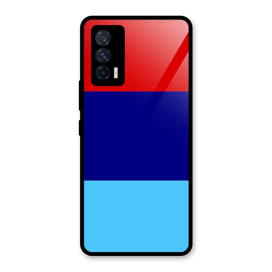 Armed Forces Stripes Glass Back Case for Vivo iQOO 7 5G