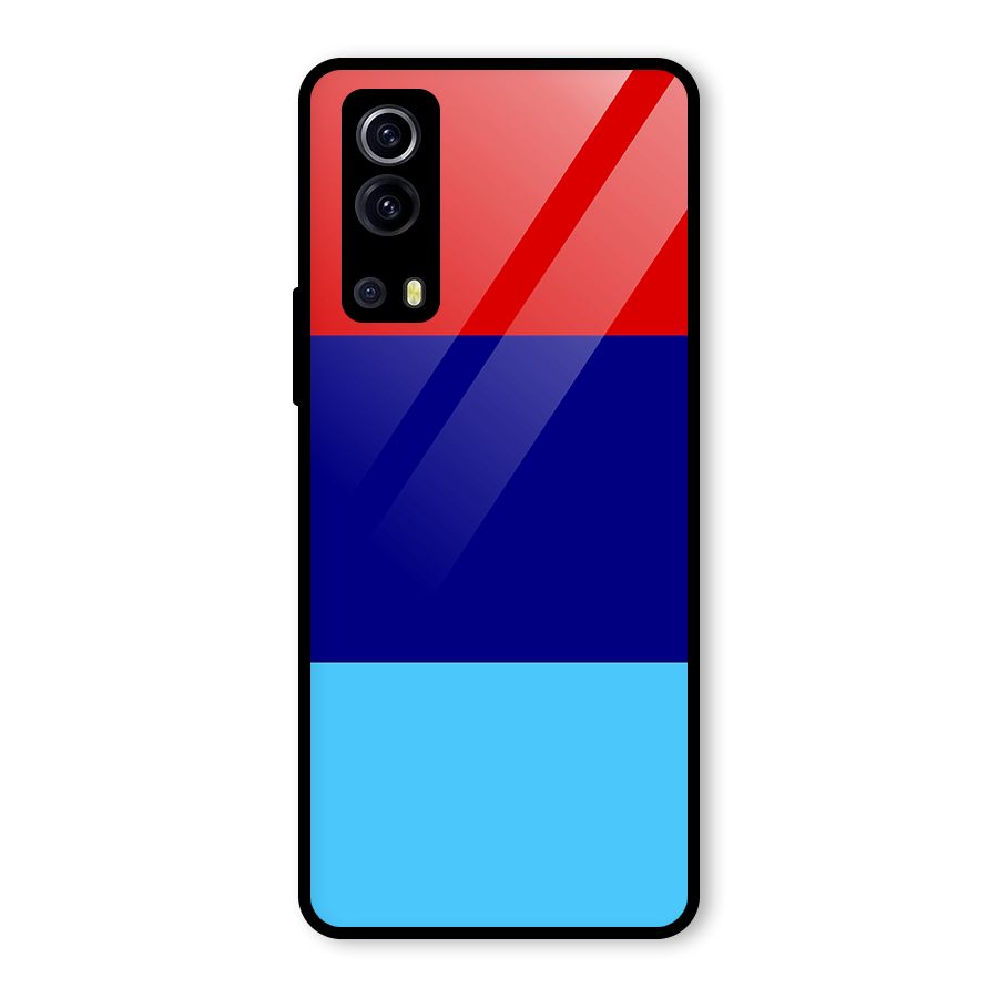 Armed Forces Stripes Glass Back Case for Vivo iQOO Z3