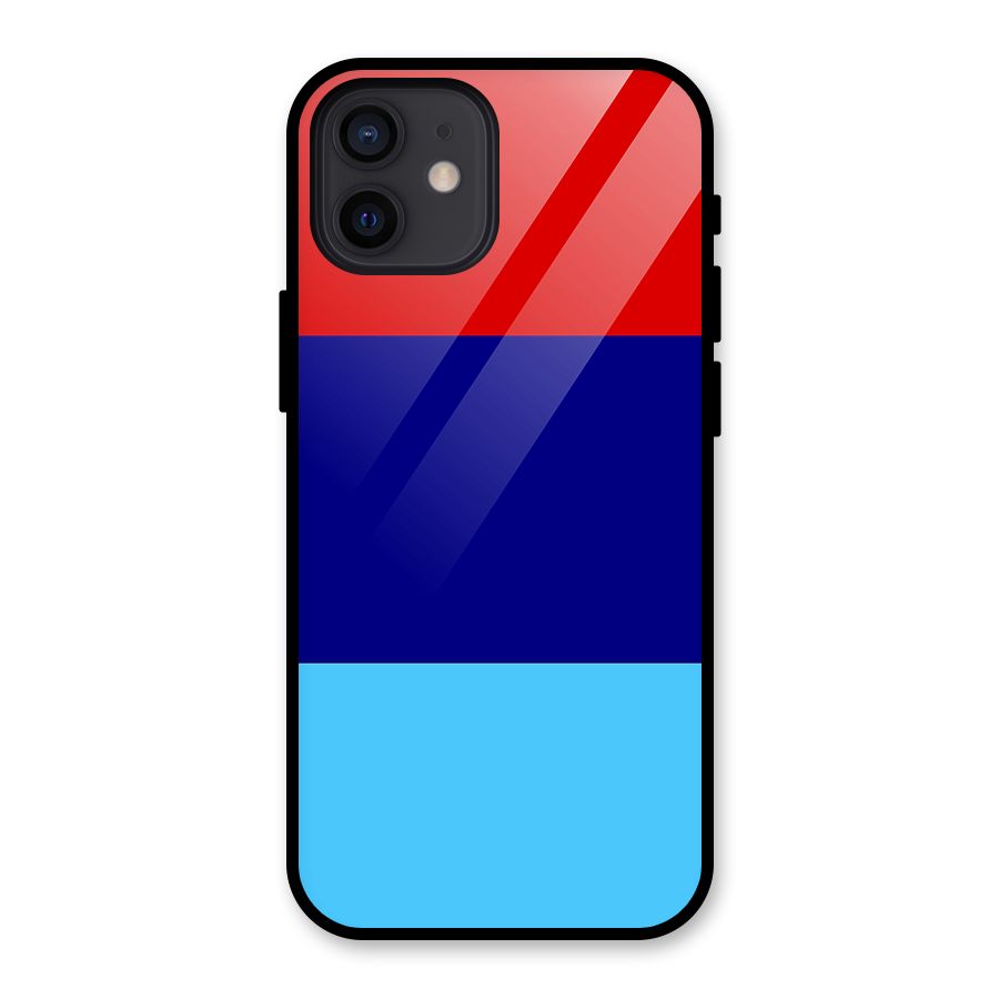 Armed Forces Stripes Glass Back Case for iPhone 12