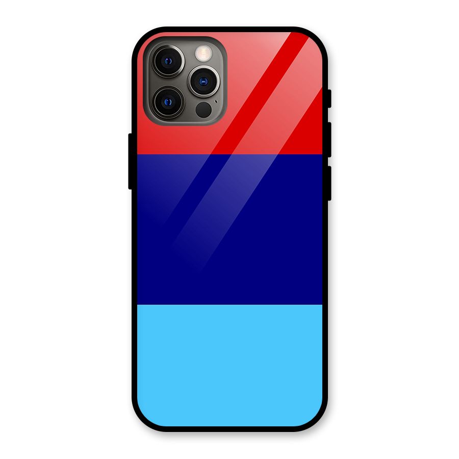Armed Forces Stripes Glass Back Case for iPhone 12 Pro