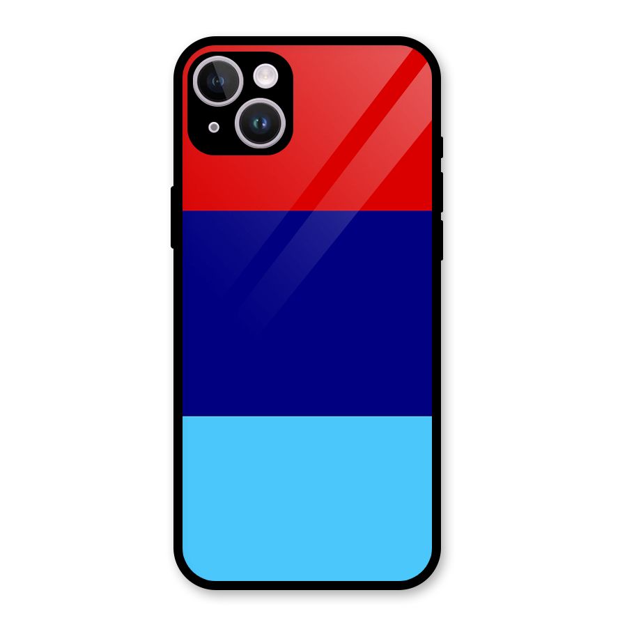 Armed Forces Stripes Glass Back Case for iPhone 14 Plus