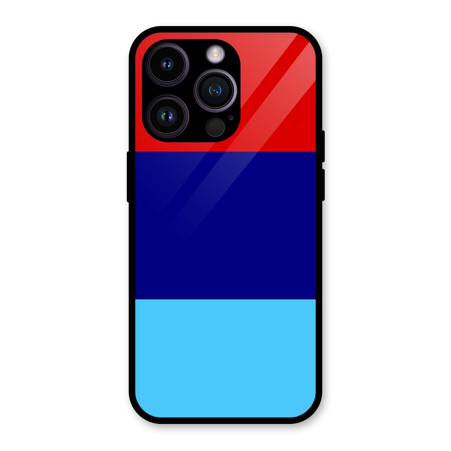 Armed Forces Stripes Glass Back Case for iPhone 14 Pro