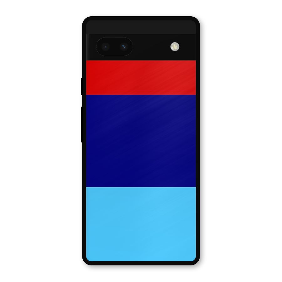 Armed Forces Stripes Metal Back Case for Google Pixel 6a