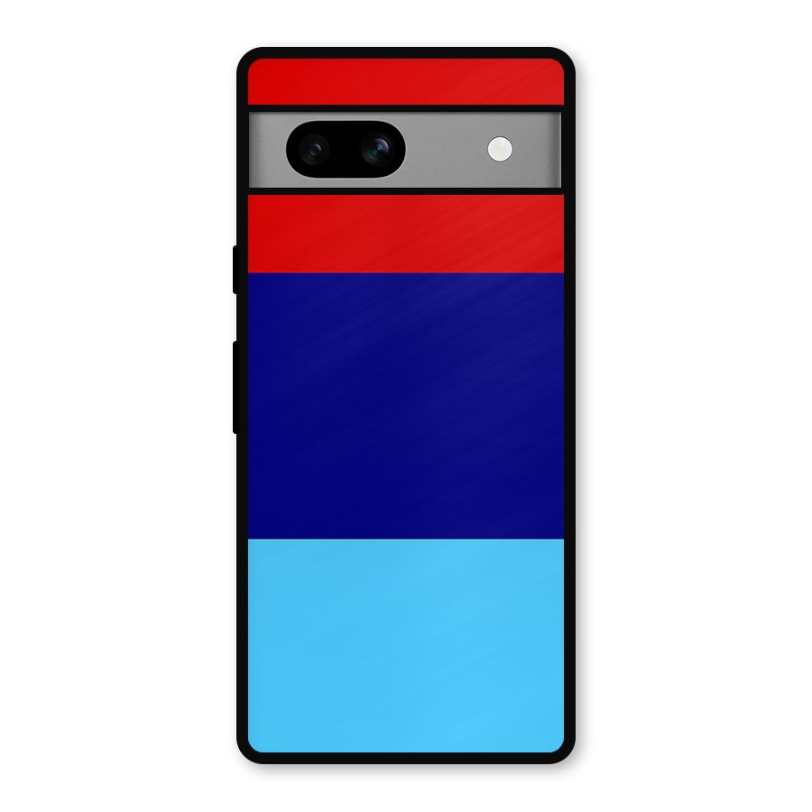 Armed Forces Stripes Metal Back Case for Google Pixel 7a