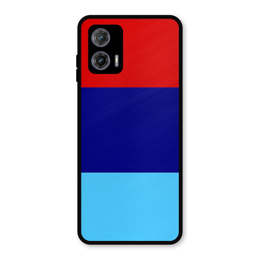 Armed Forces Stripes Metal Back Case for Moto G73