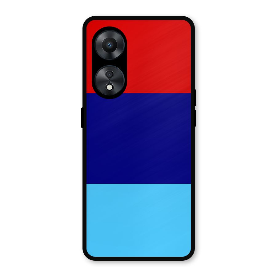 Armed Forces Stripes Metal Back Case for Oppo A78