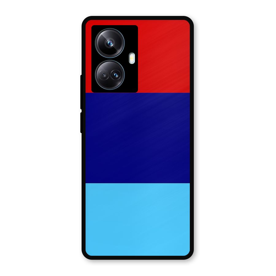 Armed Forces Stripes Metal Back Case for Realme 10 Pro Plus