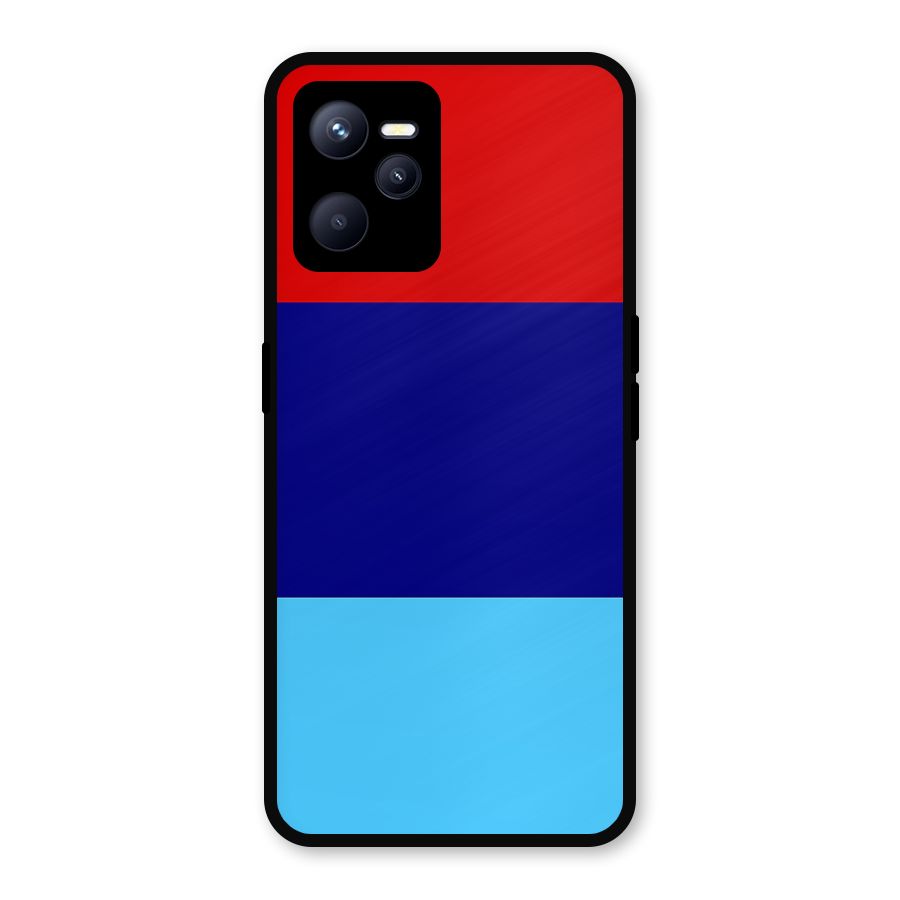 Armed Forces Stripes Metal Back Case for Realme C35