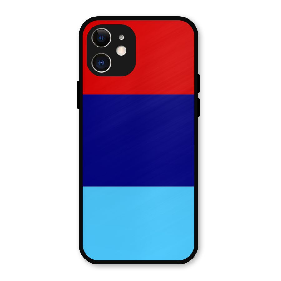 Armed Forces Stripes Metal Back Case for iPhone 12