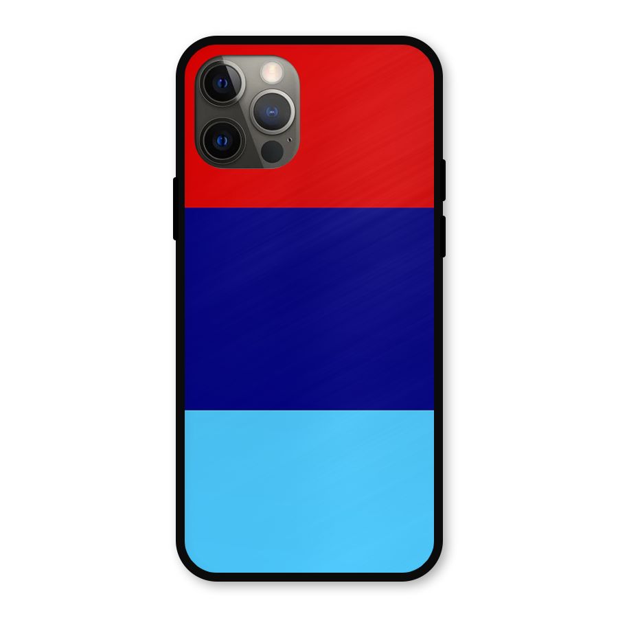 Armed Forces Stripes Metal Back Case for iPhone 12 Pro