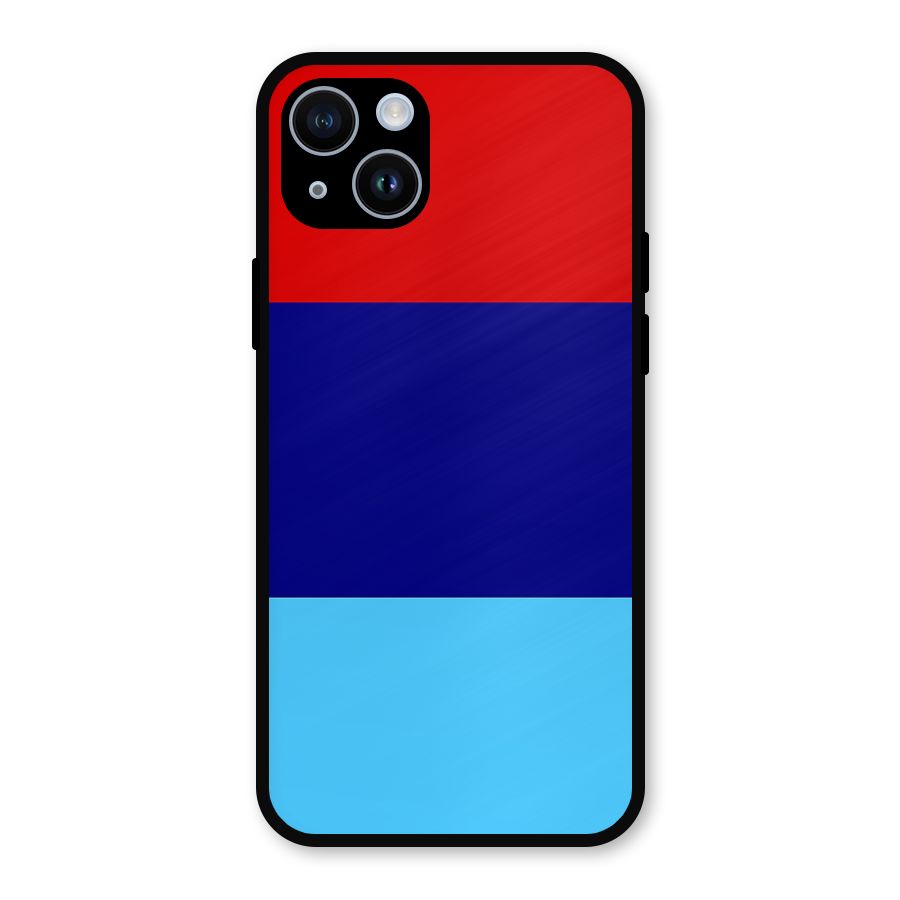 Armed Forces Stripes Metal Back Case for iPhone 14