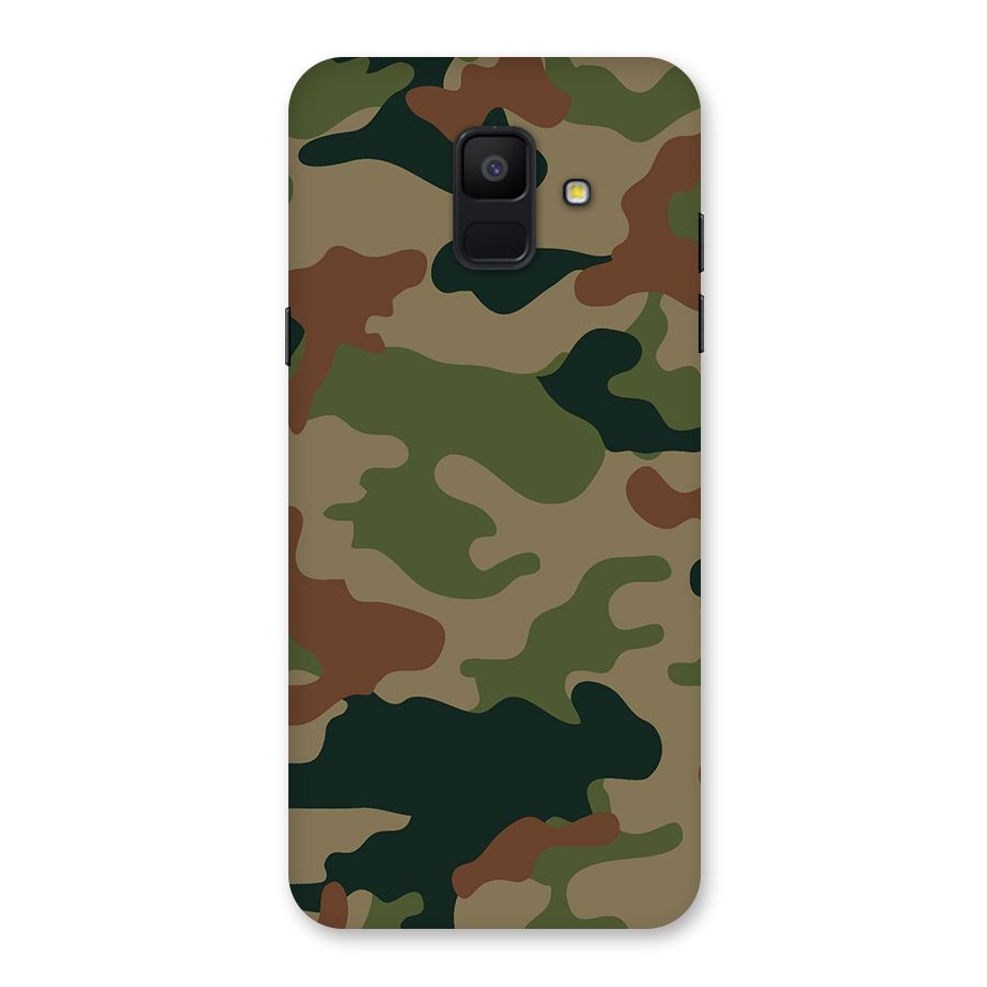 Army Camouflage Back Case for Galaxy A6 (2018)