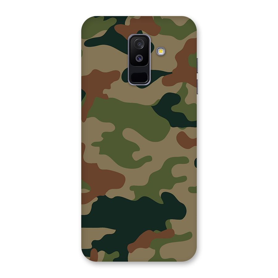 Army Camouflage Back Case for Galaxy A6 Plus