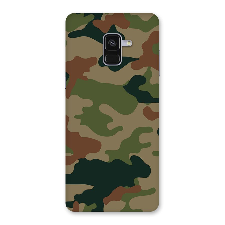Army Camouflage Back Case for Galaxy A8 Plus