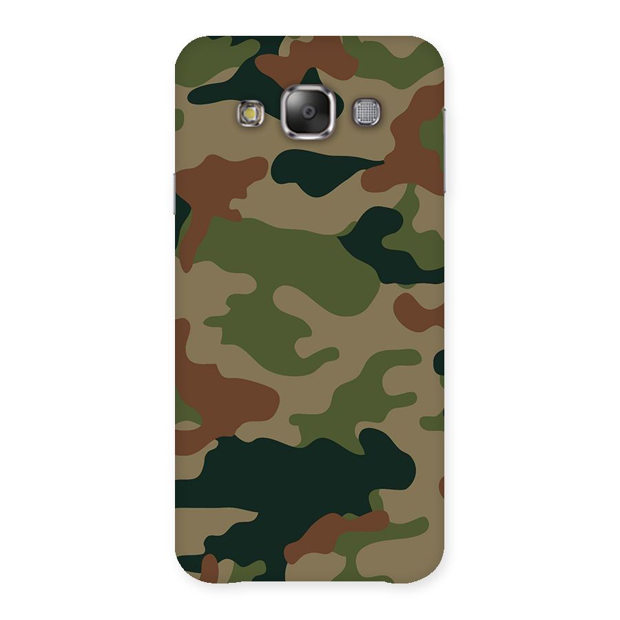 Army Camouflage Back Case for Galaxy E7