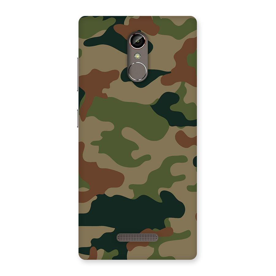 Army Camouflage Back Case for Gionee S6s