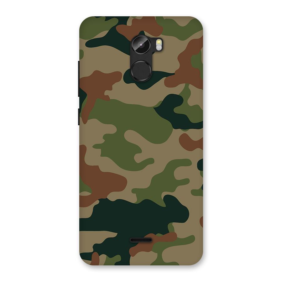 Army Camouflage Back Case for Gionee X1