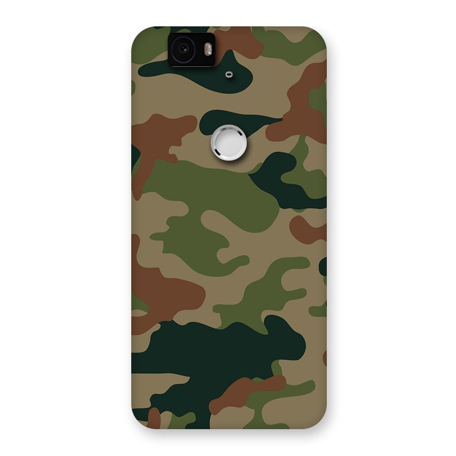 Army Camouflage Back Case for Google Nexus-6P
