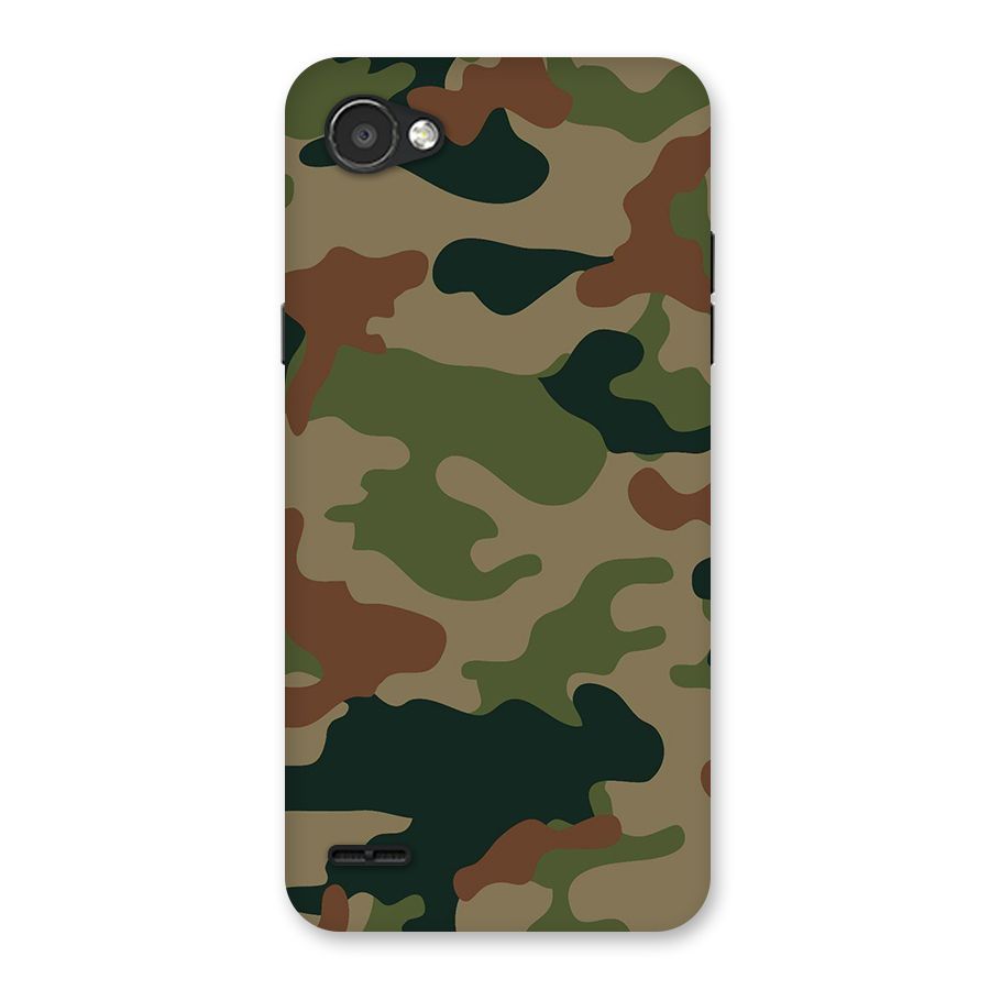 Army Camouflage Back Case for LG Q6