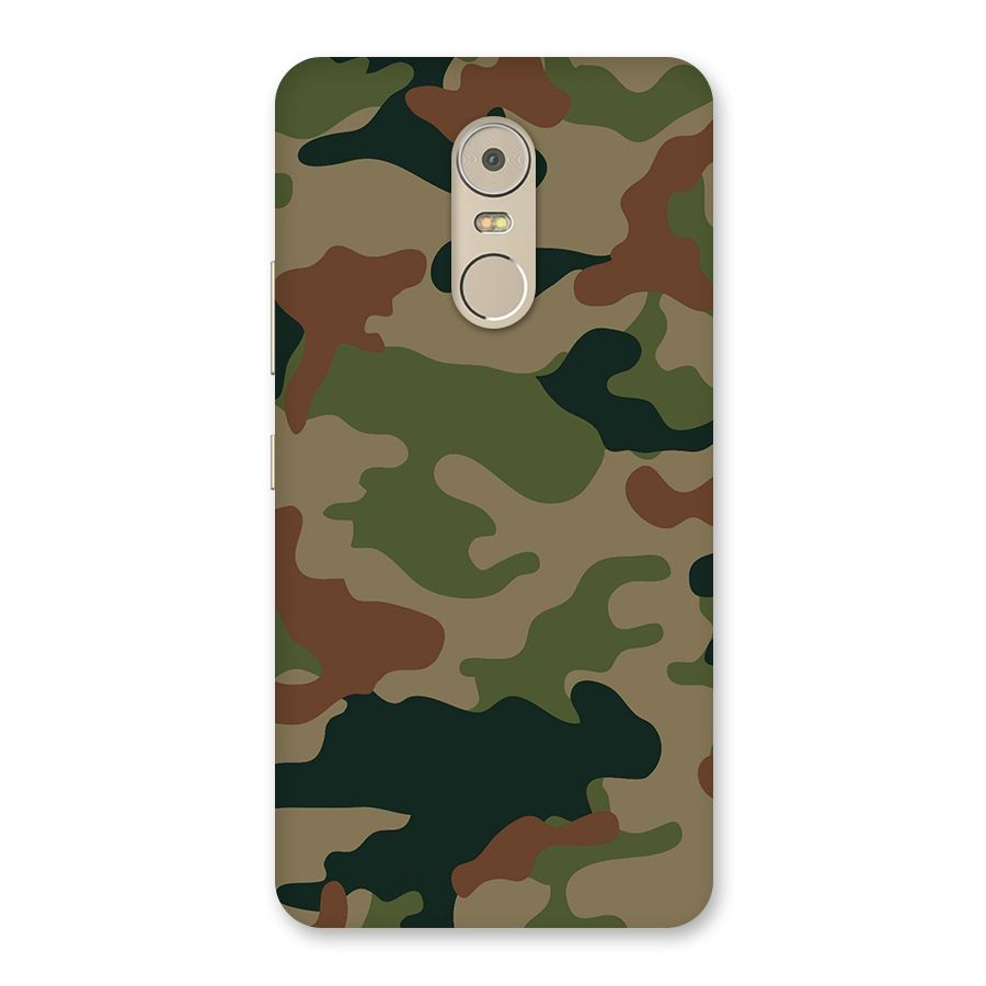 Army Camouflage Back Case for Lenovo K6 Note