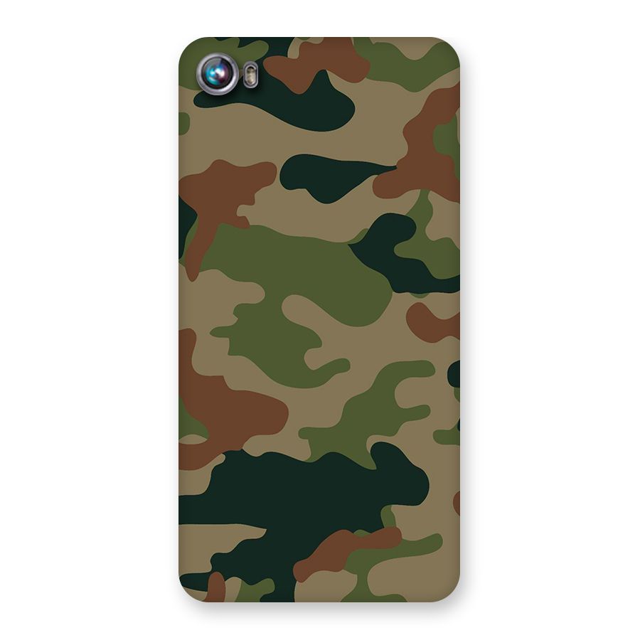 Army Camouflage Back Case for Micromax Canvas Fire 4 A107