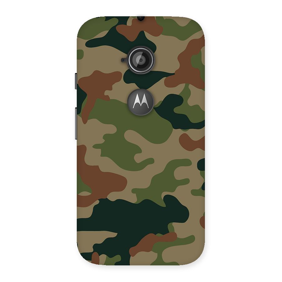 Army Camouflage Back Case for Moto E 2nd Gen