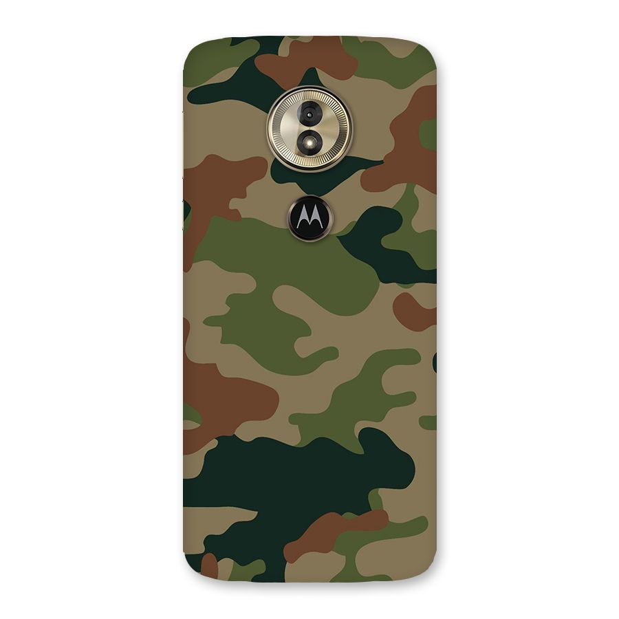 Army Camouflage Back Case for Moto G6 Play