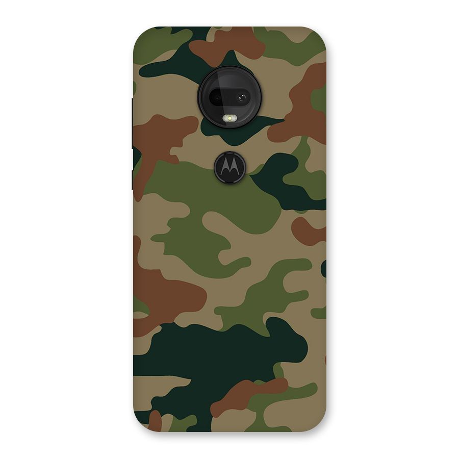 Army Camouflage Back Case for Moto G7