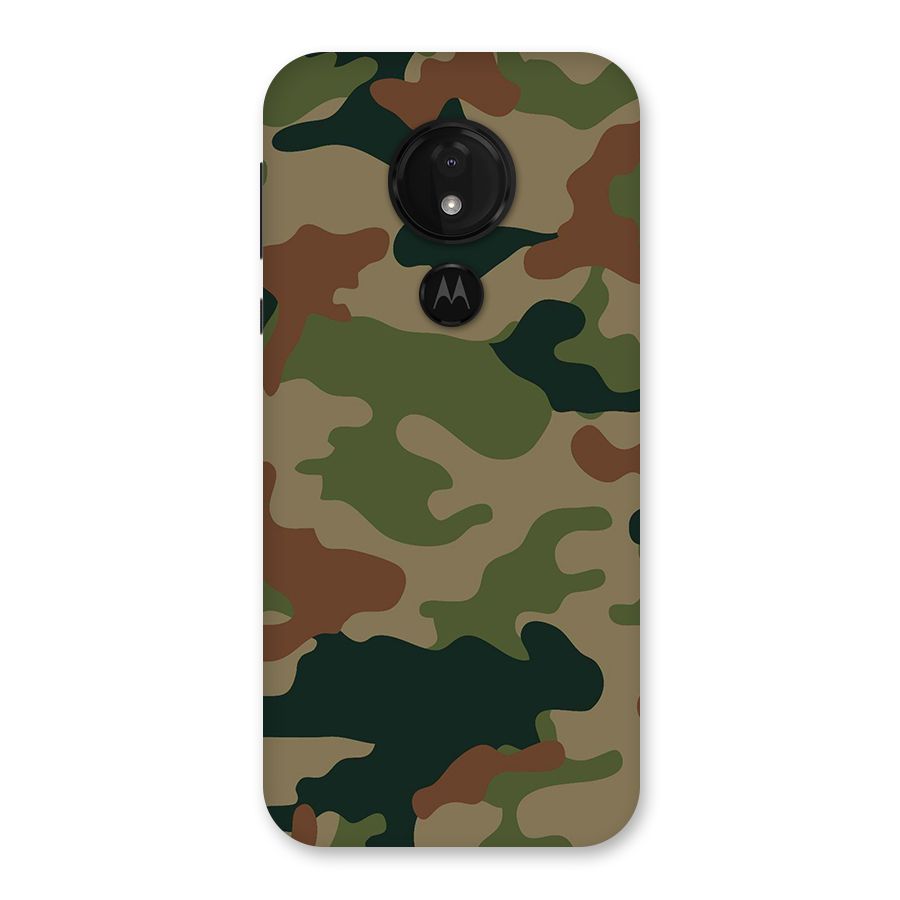 Army Camouflage Back Case for Moto G7 Power