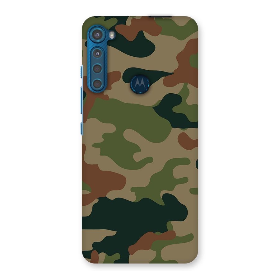 Army Camouflage Back Case for Motorola One Fusion Plus