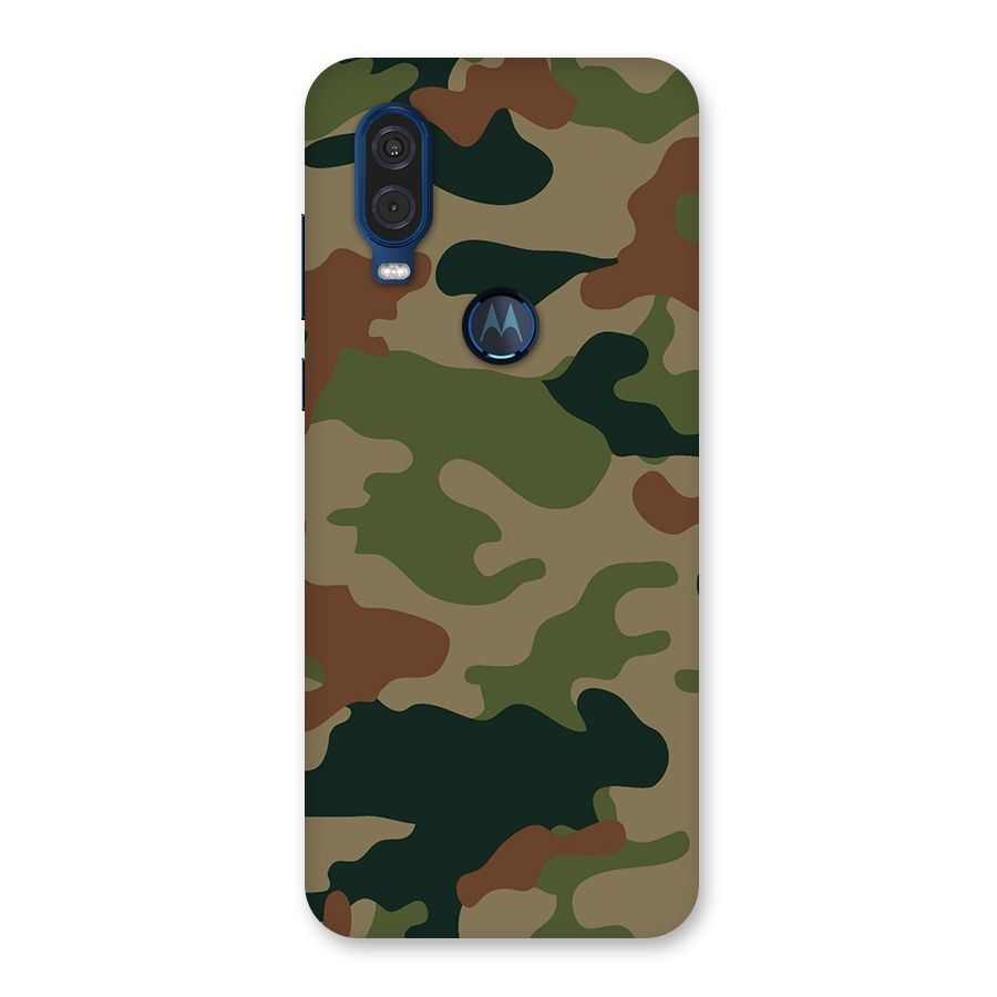 Army Camouflage Back Case for Motorola One Vision